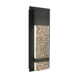 LR40390 14-inch black bubble glass designer LED wall sconce with CCT selectable lighting