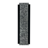 Modern 17" bubble glass LED wall sconce with CCT selectable lighting (3000K/4000K/5000K), 1200 lumens, black finish, 50,000-hour lifespan – ideal for residential or commercial interiors.