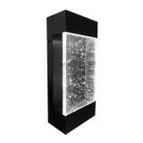 LR40395 12-inch black bubble glass up + downlight designer LED wall sconce with CCT selectable lighting