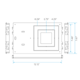 Galvanized-steel-rough-in-template-for-square-recessed-downlights-LR41005