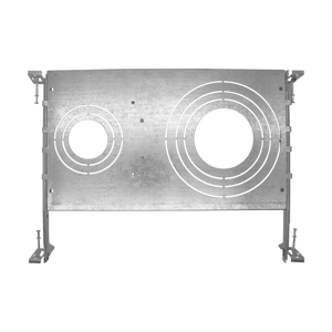 Universal-galvanized-steel-new-construction-rough-in-mounting-plate-7-sizes - Available at Electrical Marketplace