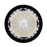 LEDUFO150 black UFO high bay fixture 3500K 4000K 5000K selectable CCT