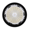 LEDUFO240 black UFO high bay fixture 3500K 4000K 5000K selectable CCT