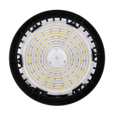 LEDUFO240 black UFO high bay fixture 3500K 4000K 5000K selectable CCT