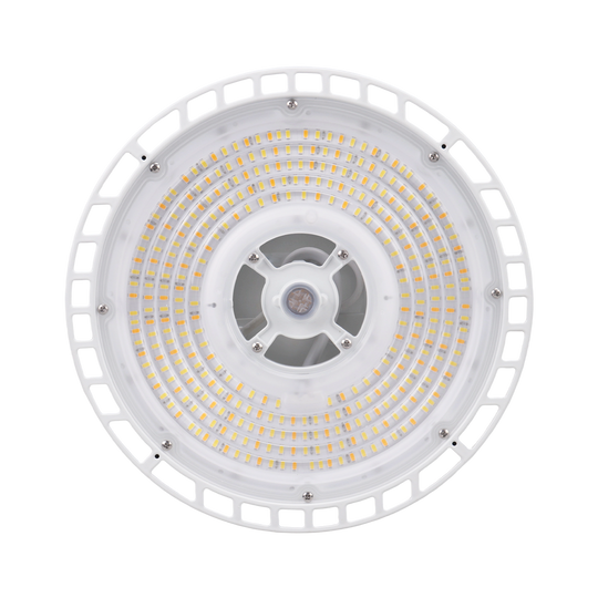Commercial white UFO LED high bay 21450 lumens warehouse light