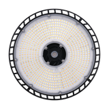 LEDUFO240 black UFO high bay fixture 4000K 5000K selectable CCT
