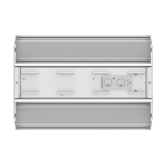 Commercial slim high bay LED 20500 lumens wide beam warehouse lighting