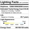 White slim linear high bay LED lighting for warehouse retail gym spaces