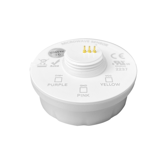 12V microwave occupancy sensor for commercial lighting control systems