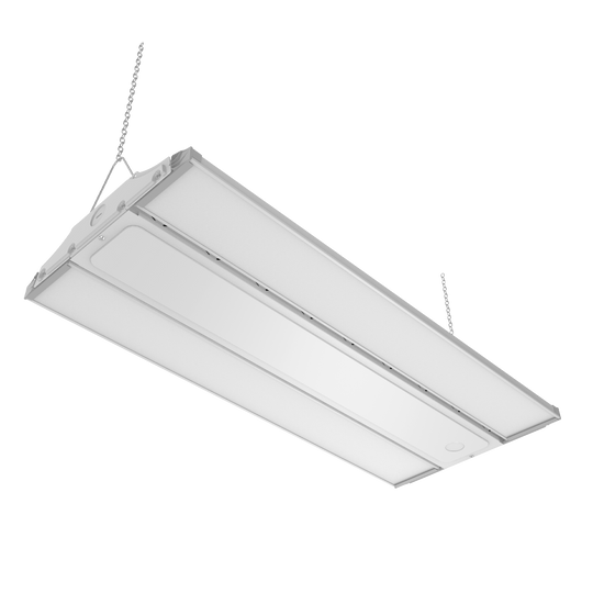 1x3 LED Adjustable Slim Linear High Bay | 48k Lm Max | 120/277V | 4-CCT Selectable | Detroit Collection | Luxrite LR41710