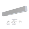 LR42605 2-foot architectural linkable linear LED fixture in white, up/down selectable