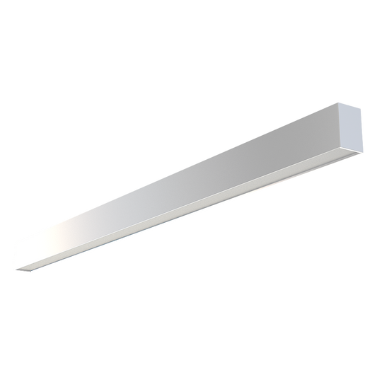 Luxrite 4FT LED Architectural Linear Light with 5.7Lm max output, selectable lumen and CCT settings, 120–277V