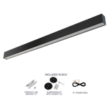 Up-down selectable 6' architectural LED linear fixture in black