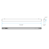 Commercial linkable linear LED light with up/down illumination