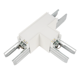 LR42624 white Architectural Linkable Linear T-Connector for modular linear lighting systems