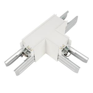 LR42624 white Architectural Linkable Linear T-Connector for modular linear lighting systems - Available at Electrical Marketplace
