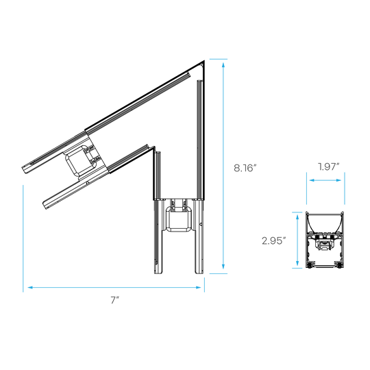 Angled LED linear connector for linkable commercial fixtures