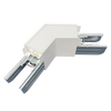 LR42628 Architectural Linkable Linear V120° Connector in white finish for 120-degree lighting transitions