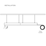 100-foot milky polycarbonate flexible cover for architectural linkable linear lighting – LR42645.