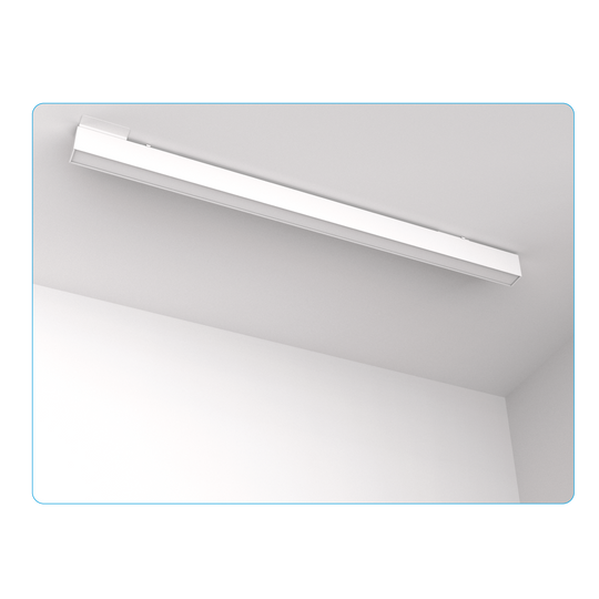 LR42653 Architectural Linkable Linear Surface Mount Kit 2 in white for linear lighting installation