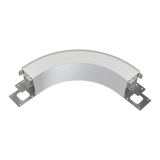 architectural LED arc connector white finish LR42680 for linear lighting systems