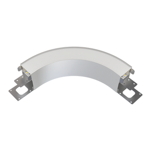 architectural LED arc connector white finish LR42680 for linear lighting systems - Available at Electrical Marketplace