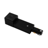 H-Track live end conduit fitter LR43818 in black for single-circuit track systems