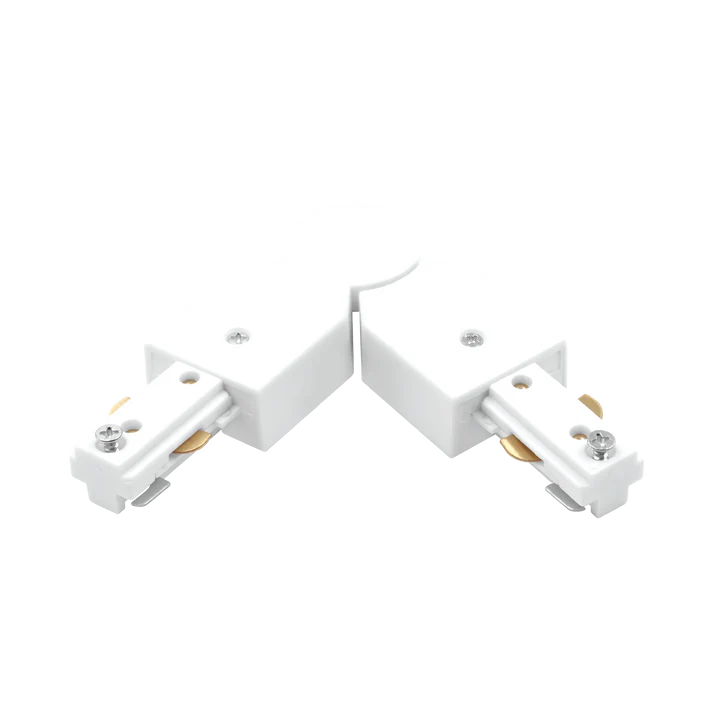 H-Track adjustable connector LR43825 in white for H-Type single-circuit track systems