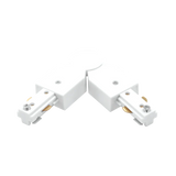 H-Track adjustable connector LR43825 in white for H-Type single-circuit track systems