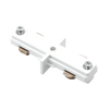 H-Track mini straight connector LR43831 in white for H-Type single-circuit track systems