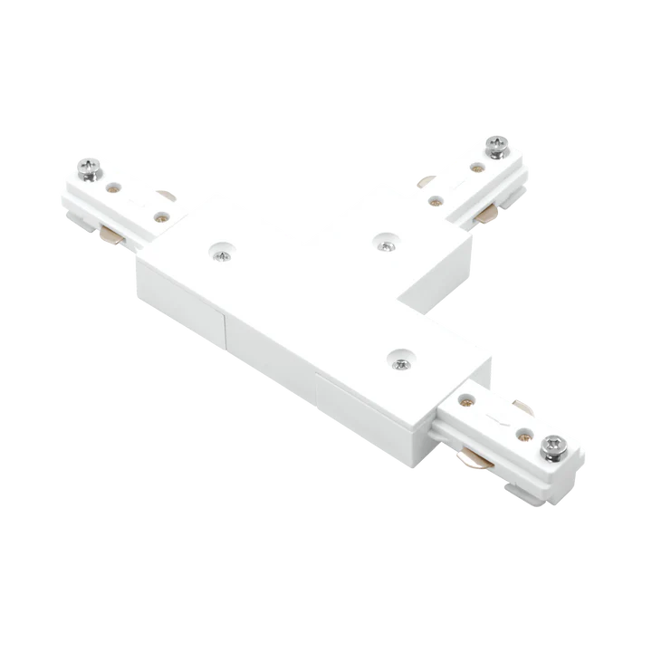 H-Track T connector LR43840 in white for H-Type single-circuit track lighting