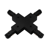 H-Track X connector LR43842 in black for single-circuit 3-wire track systems