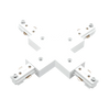 H-Track X connector LR43843 in white for H-Type single-circuit track lighting