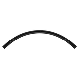 LR43847 black 2-foot curved H-type single circuit 3-wire surface mount track