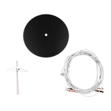 LR43850 black H-Track 20-foot suspension kit for single-circuit 3-wire tracks