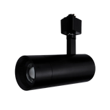 LR43872/73 2.5-inch zoomable H-Track LED head, 5 CCT selectable (2700K–5000K), 1050 lumens, 20°–50° beam, Black or White finish, TRIAC dimmable.