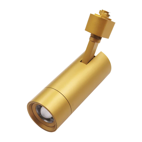 LR43872/73/76 2.5-inch zoomable H-Track LED head, 5 CCT selectable (2700K–5000K), 1050 lumens, 20°–50° beam, Black or White finish, TRIAC dimmable.