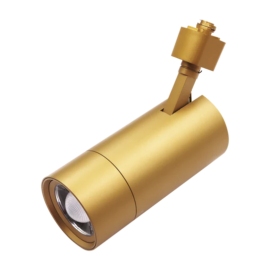 3-inch Zoomable H-Track LED Track Head in Brass Finish – 30W, 5CCT Selectable, LR43877