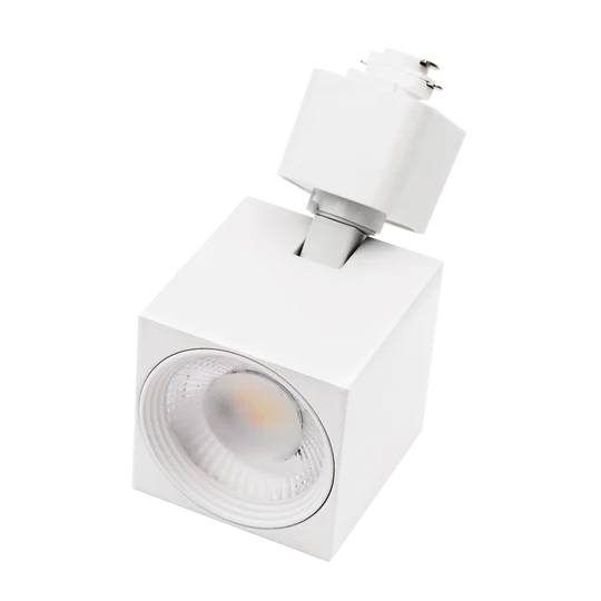 2-inch Square H-Track LED Track Head in White Finish – 10W, 5CCT Selectable, LR43882