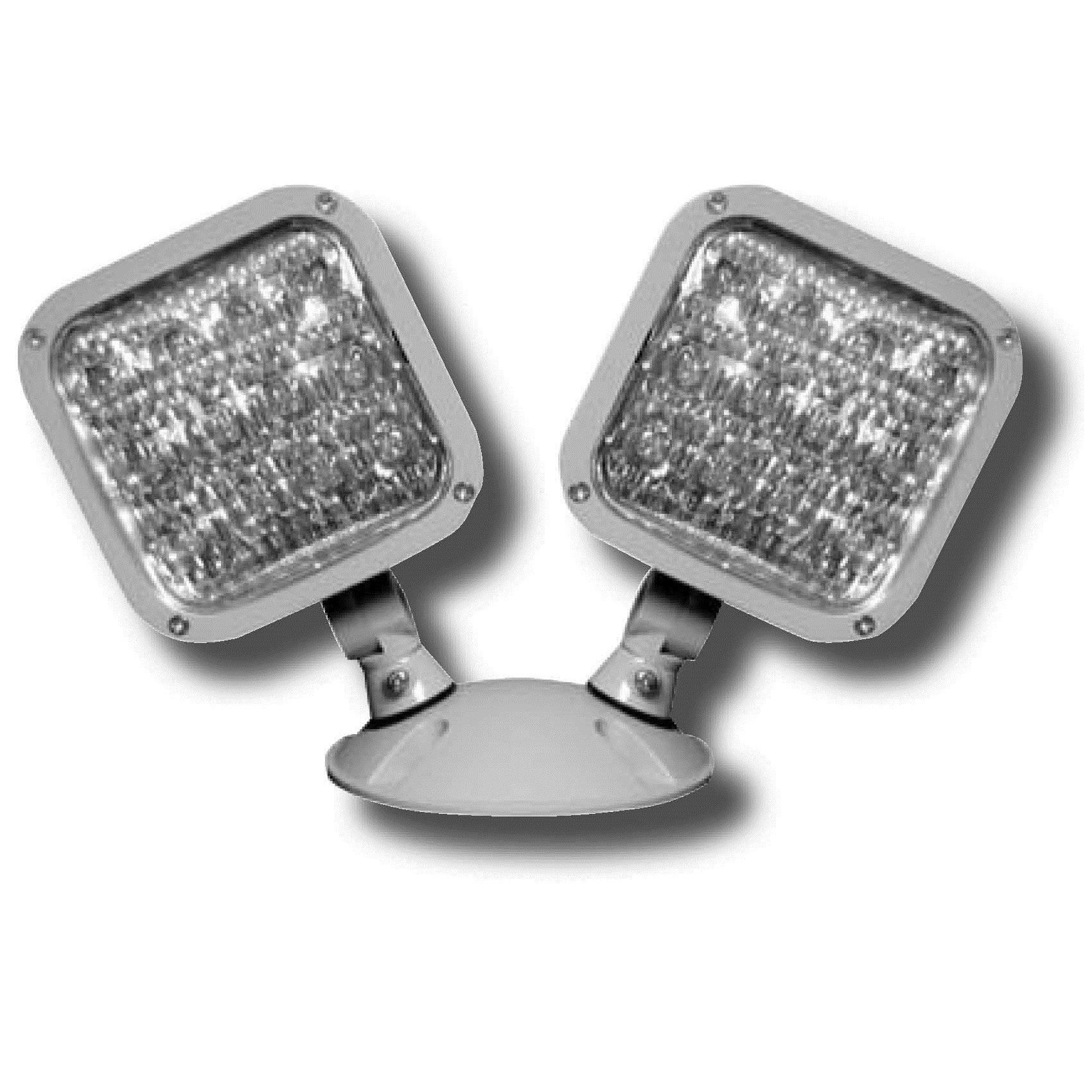 LED Emergency Lighting Outdoor | Die-Cast/Polycarbonate | Multivolt