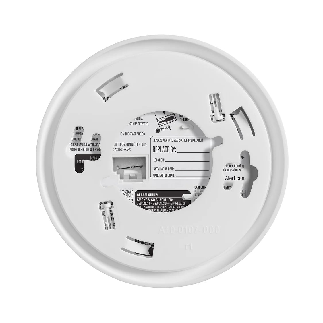 brk-sc6w10-hardwired-combination-smoke-and-co-alarm-front-view