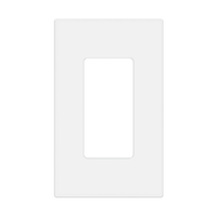 Enerlites SI8831 Screwless Decorator Wall Plate – One-Gang, Elite Series - Available at Electrical Marketplace