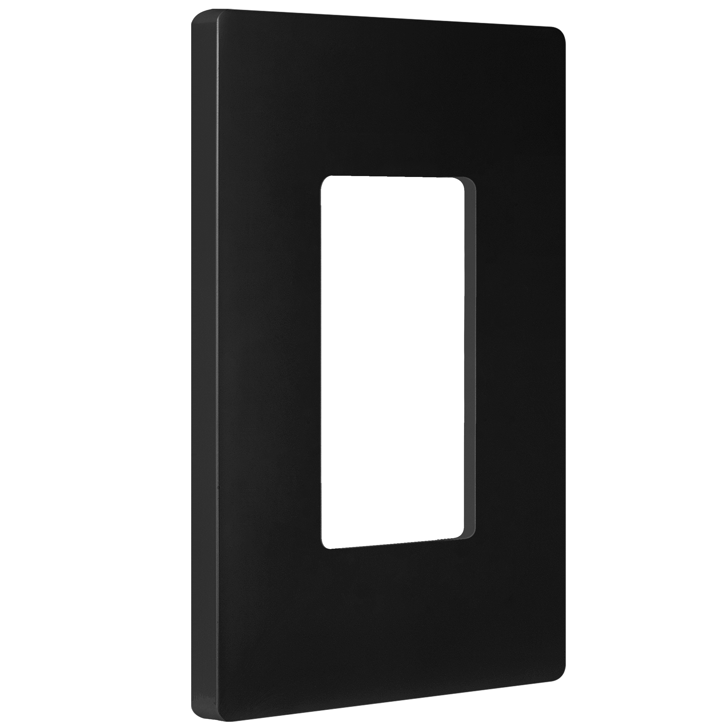 mid size screwless outlet wall plate easy installation no visible screws