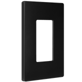 mid size screwless outlet wall plate easy installation no visible screws