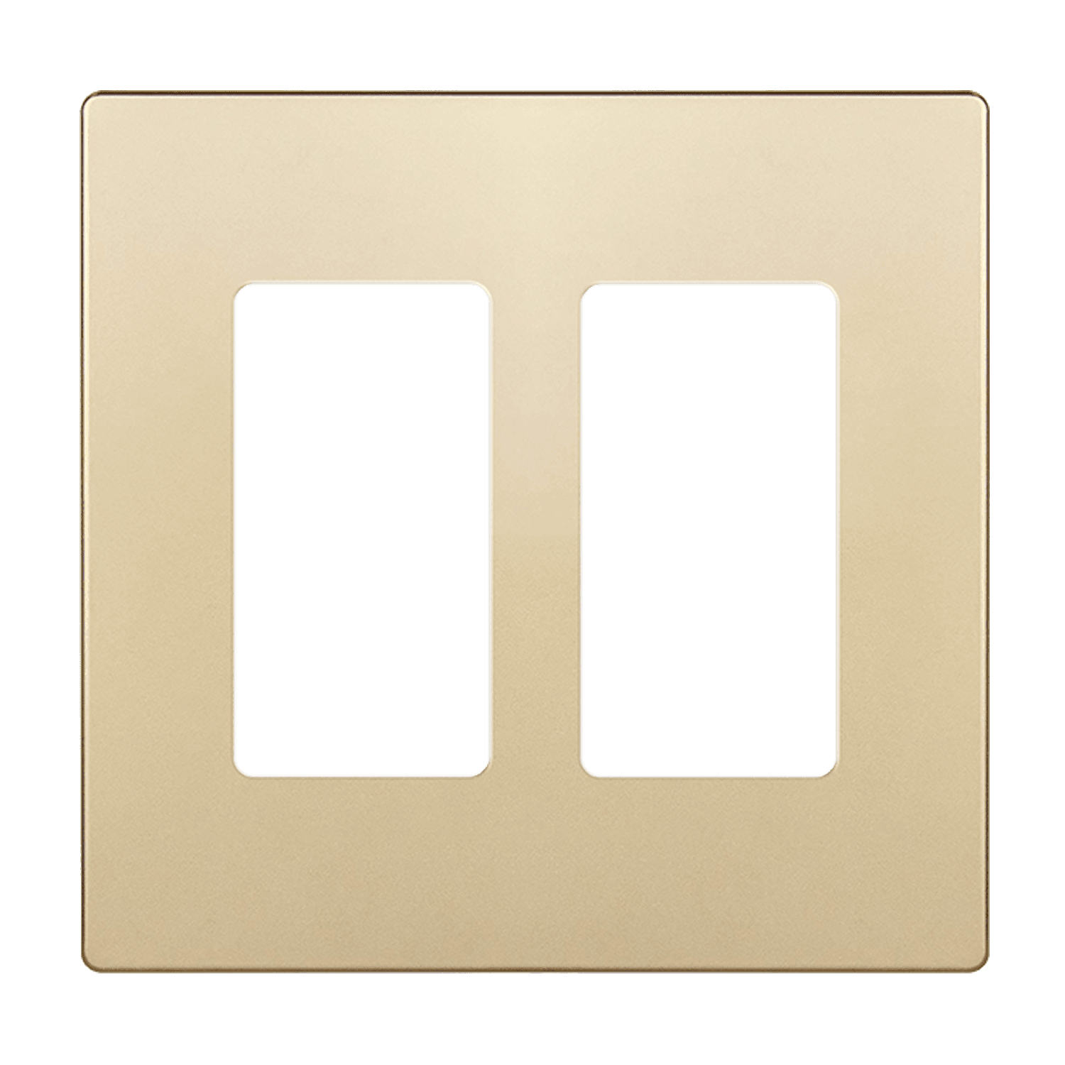 2-Gang Decorator Wall Plate | Standard Size | Snap In Screwless | Elite Series | Enerlites SI8832