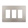 Elite Series SI8833 screwless wall plate with smooth modern finish