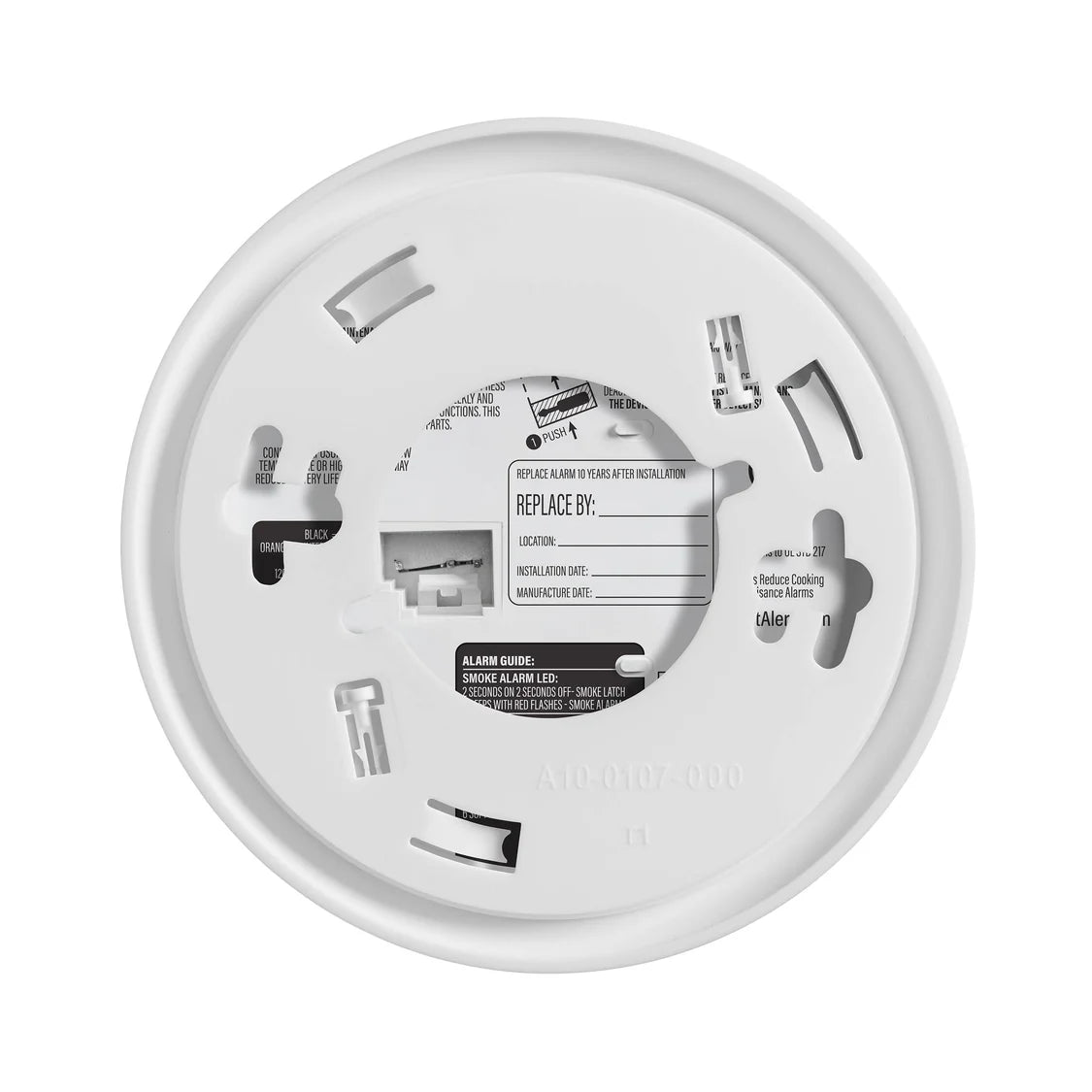 brk-sm6w10-hardwired-photoelectric-smoke-alarm-front-view