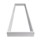 SkyLine 1x4 LED panel surface mount frame installed on drywall ceiling