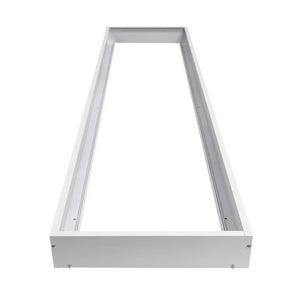 SkyLine 1x4 LED panel surface mount frame installed on drywall ceiling - Available at Electrical Marketplace