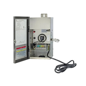 t-lt150-stainless-steel-landscape-lighting-transformer-front - Available at Electrical Marketplace